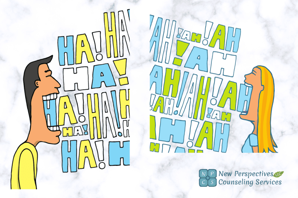 Laugh It Out,  self-care tip that will help you relieve stress.