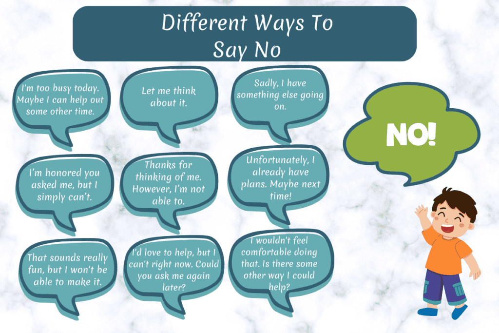 How To Say No: Different Ways To Say No 