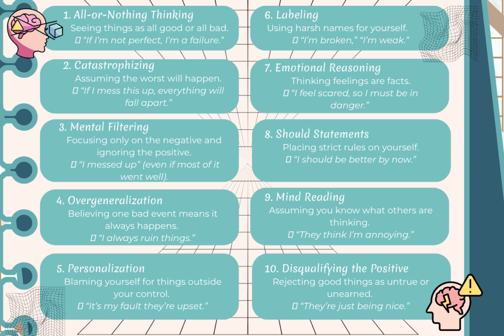 10 Common Cognitive Distortions