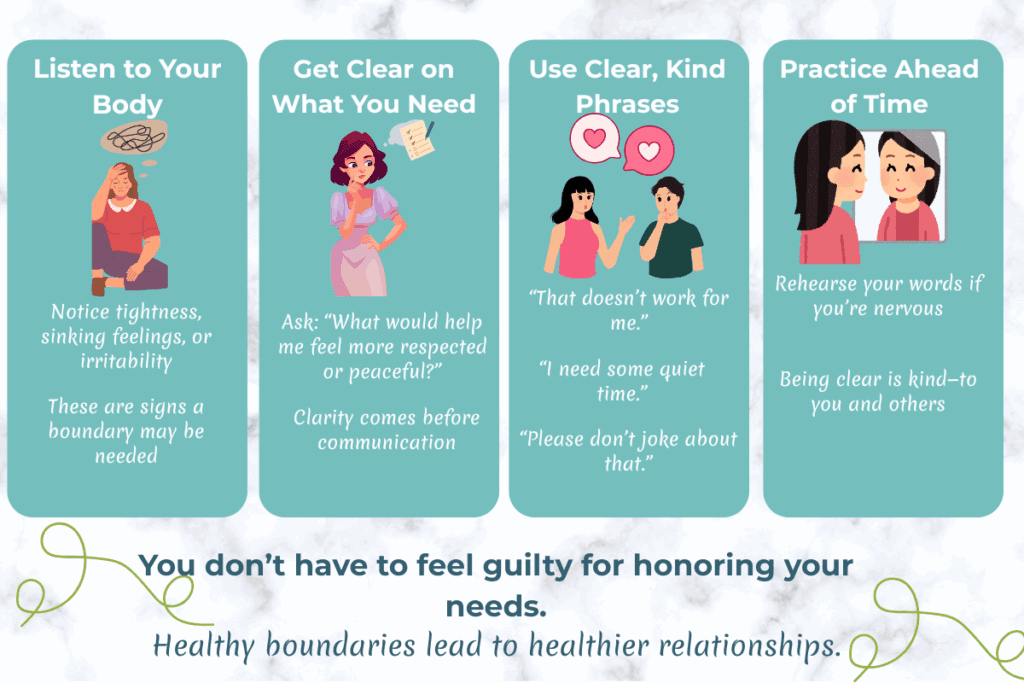 How to Assert Your Boundaries Clearly and Kindly