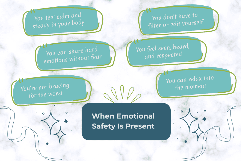 What is emotional safety